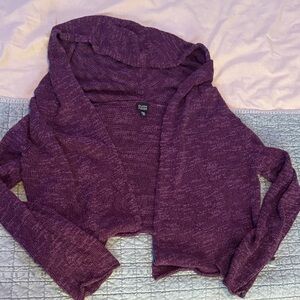 Eileen Fisher Deep Purple Cardigan